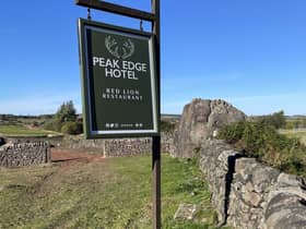 The Peak Edge Hotel is perched above the historic market town of Chesterfield. Image: Peak Edge Hotel