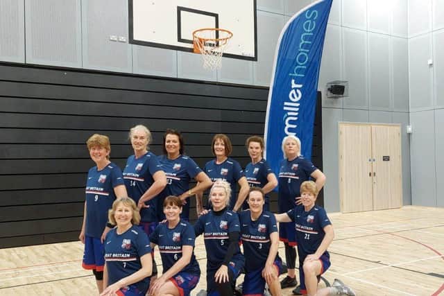 The Women Over 55s team in their Miller kit