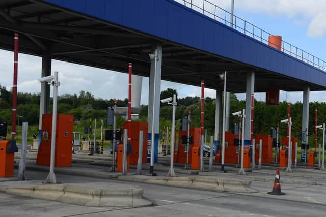 The Tyne Tunnel's barriers have been removed as part of the 'free flow' scheme