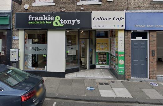 Frankie and Tony's on Ridley Place has a 4.9 rating from 222 reviews.