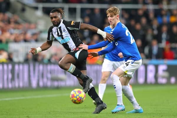Newcastle rand out 3-1 winners against Everton when they met at St James Park last month. Credit: Getty. 