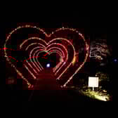 Heart Arch Walk is a star of the show at Christmas at Gibside 2022