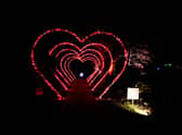 Heart Arch Walk is a star of the show at Christmas at Gibside 2022