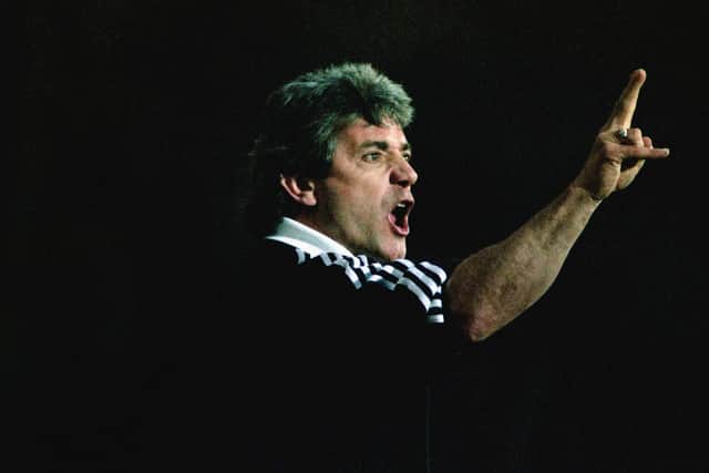 One of the most famous victims of Ferguson's mind games. No-one has ever lost the plot so vividly on TV more then Kevin Keegan when manager of Newcastle United. The 'I would love it rant' shows the mask fully slipping, as Keegan's emotions clearly get the better of him.  (Photo by Stu Forster/Allsport/Getty Images)