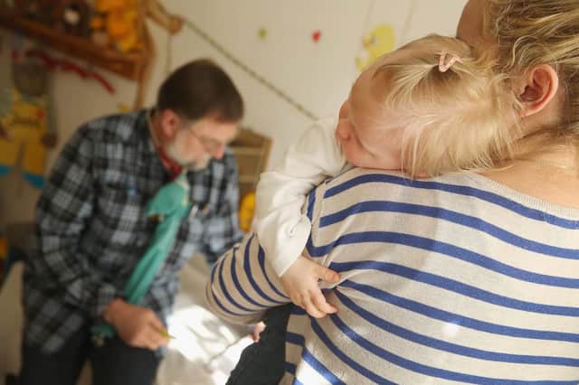 Chicken pox season is on the horizon, and this is what parents can do to support their kids through the illness. (Photo by Sean Gallup/Getty Images).