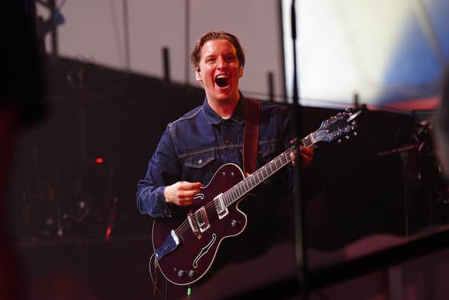 George Ezra pictured on stage at the Glastonbury music festival this year. Picture: Ben Birchall/PA
