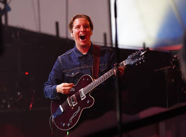 <p>George Ezra pictured on stage at the Glastonbury music festival this year. Picture: Ben Birchall/PA</p>
