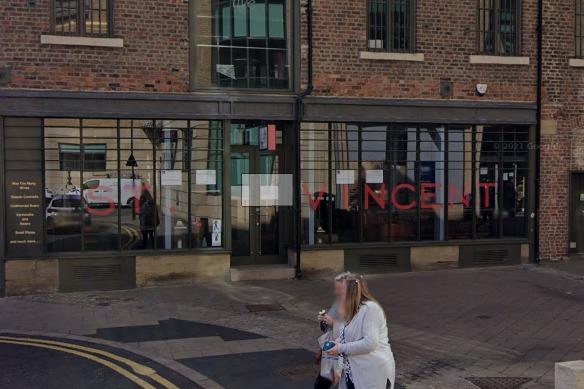 St Voncent on Broad Chare, just off the Quayside, has a 4.6 rating from 74 reviews.