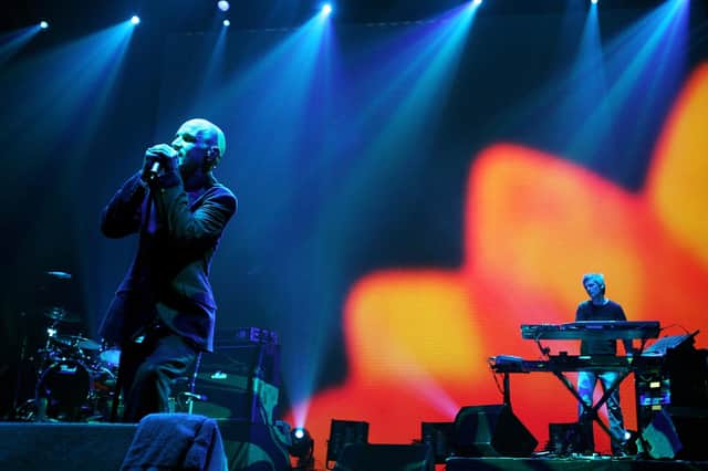 Iconic Manchester band James were lined up to headline the day of live music. (Photo by Claire Greenway/Getty Images)