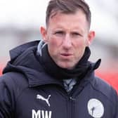 Mike Williamson gave credit to Hartlepool United after Gateshead suffered a late defeat at the Suit Direct Stadium. Credit Charles Waugh