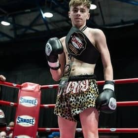 Newcastle Thai boxer Lynden trains in Bedlington