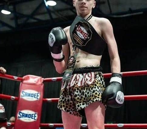 Newcastle Thai boxer Lynden trains in Bedlington