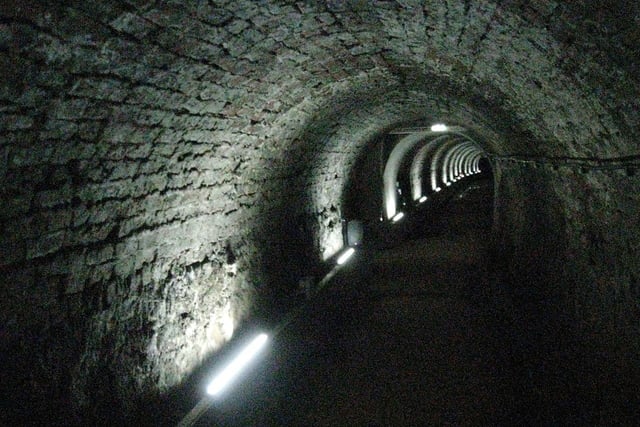Victoria Tunnel was top ranked with a five star rating from 2,561 reviews with specific prais given to staff on tours of the site.