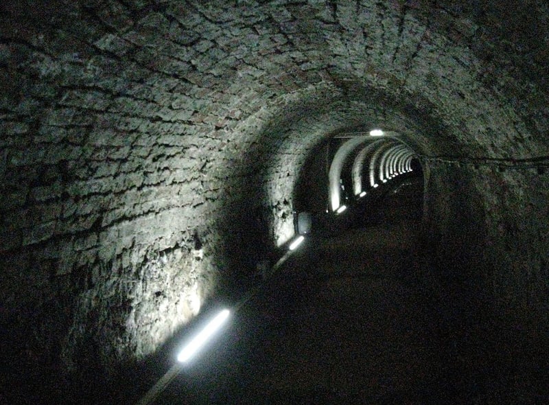 Victoria Tunnel was top ranked with a five star rating from 2,561 reviews with specific prais given to staff on tours of the site.