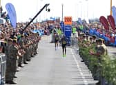 Where and when will shuttle buses be available for the Great North Run this weekend? (LINDSEY PARNABY/AFP via Getty Images)