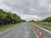 Leam Lane on the approach to the Mill Lane roundabout.