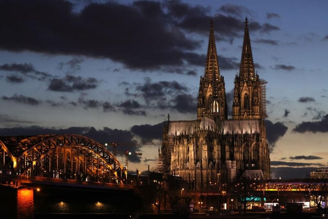 Back in western Germany, Cologne's skyline is dominated by the city's stunning cathedral but also has stunning rivers and travel connections to other nearby cities. Flights start from £127.  (Photo by Andreas Rentz/Getty Images)