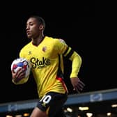 Joao Pedro of Watford during the Sky Bet Championship between Blackburn Rovers and Watford at Ewood Park on September 13, 2022 in Blackburn, England. (Photo by Alex Livesey/Getty Images)
