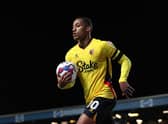 Joao Pedro of Watford during the Sky Bet Championship between Blackburn Rovers and Watford at Ewood Park on September 13, 2022 in Blackburn, England. (Photo by Alex Livesey/Getty Images)