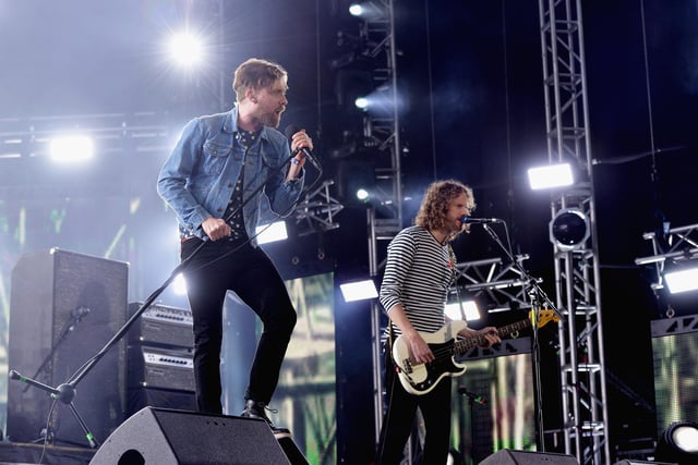 After opening the Rugby League World Cup at St James' Park last month, Kaiser Chiefs return to Newcastle on Monday, November 7 at O2 City Hall.  (Photo by Richard Stonehouse/Getty Images for MTV)