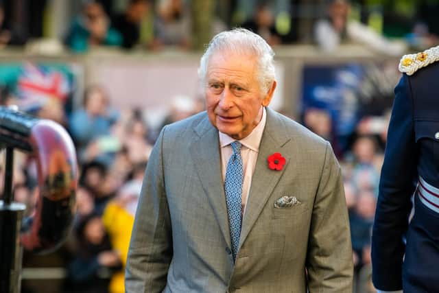 King Charles III visiting Leeds. Sheffield Council is planning a party in the Peace Gardens to celebrate the coronation of King Charles III. Date: 8th November 2022.
Picture James Hardisty.