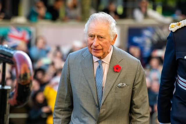 King Charles III visiting Leeds. Sheffield Council is planning a party in the Peace Gardens to celebrate the coronation of King Charles III. Date: 8th November 2022.
Picture James Hardisty.