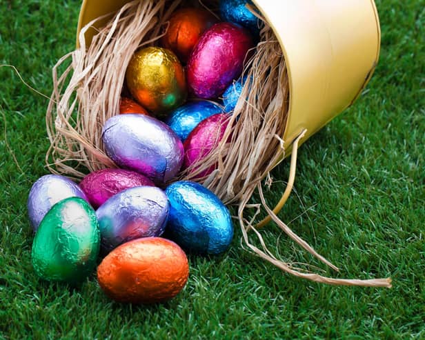 On Easter Sunday it is customary to eat chocolate eggs
