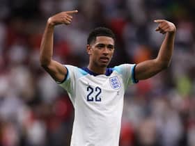 Jude Bellingham has starred for England at the World Cup in Qatar (Photo by Julian Finney/Getty Images)
