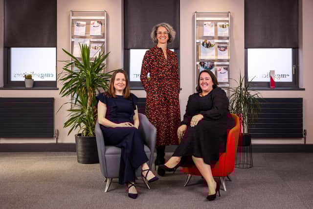 Rebecca Sparrow, Emma Gaudern and Jemma Morland