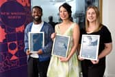 Winners, Nana-Kofi Kufour, Emily Low and Rebecca G Laycock