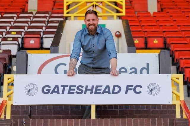 Rob Elliot is ready for a new challenge with Gateshead