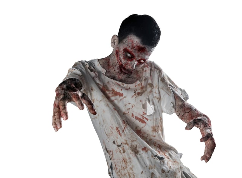 One of the most popular costumes for Halloween and relatively easily done with a torn shirt and pants and a decent bit of make-up.