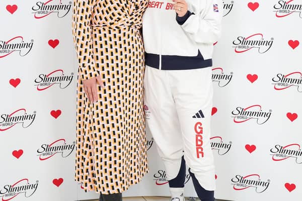 Anita Johnson after with Amber Rutter