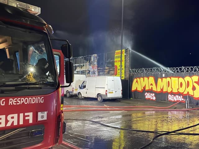 The fire was controlled within an hour.