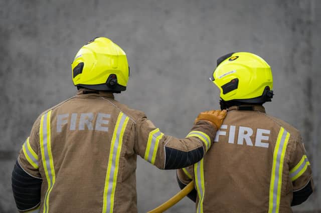 File photo dated 21/07/22 of New London Fire Brigade recruits go through their paces during a drill at a Fire station in East London. Firefighters say they have been left with "no choice" as they prepare to take their fight pay rise fight to the Scottish Parliament this week. It is set to be the biggest demonstration in years from the service as hundreds of firefighters and supporters take the Fire Brigade Union's (FBU) campaign to Holyrood. Issue date: Sunday October 23, 2022.