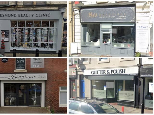 These are some of the top rated nail salons in Newcastle