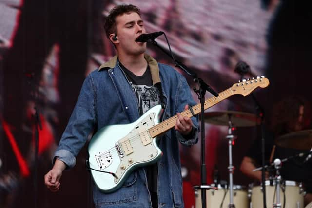 Sam Fender releases special limited edition single to celebrate Record Store Day 2023. (Photo by Jeff J Mitchell/Getty Images)