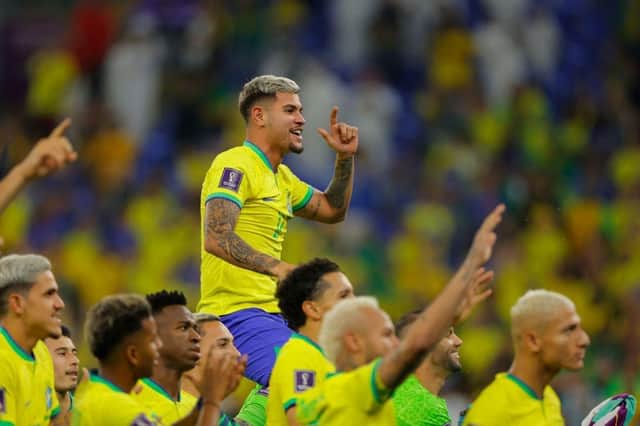Newcastle United and Brazil midfielder Bruno Guimaraes.