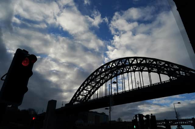 The Quayside is a major place for the light setup. (Photo by Ian Forsyth/Getty Images)