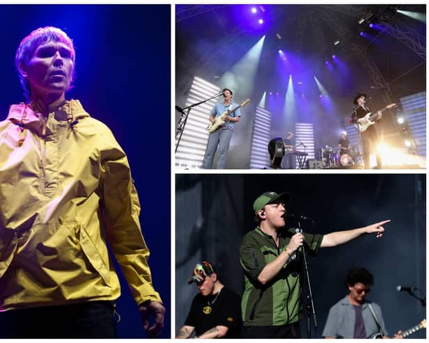 Ian Brown, DMAs and Two Door Cinema Club were set to headline the event. 

Photos by Jeff J Mitchell/Getty Images (DMAs), Rob Harrison/Getty Images (Ian Brown) and Mike Coppola/Getty Images (Two Door Cinema Club)