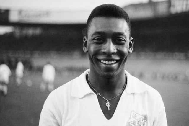 Pele spent much of his club career at Santos, where he scored a remarkable number of goals.