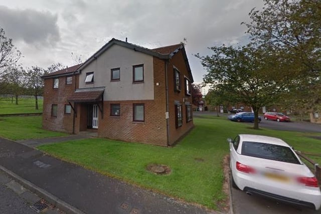 A studio apartment is currently available in this Westerhope building for £40,000.