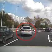 WATCH: Uninsured drug driver crashes car as he tries to evade police