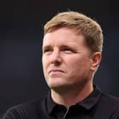 Newcastle United head coach Eddie Howe before the game.