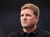 Newcastle United head coach Eddie Howe before the game.