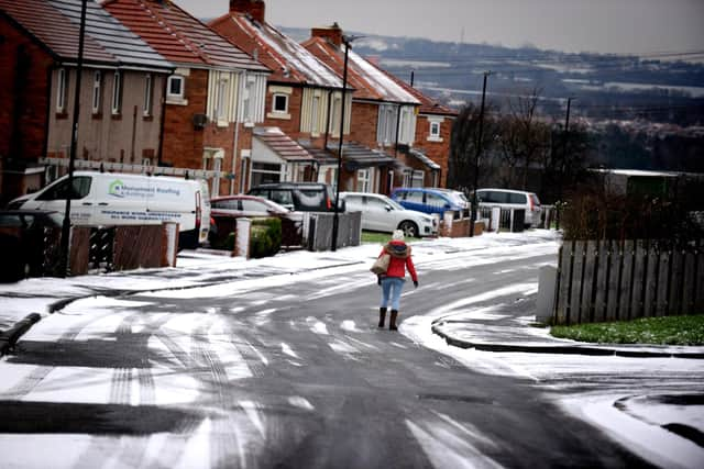 The yellow weather warning for snow and ice has been extended to cover Wednesday morning this week.