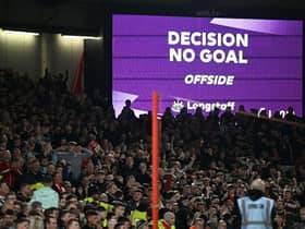 The VAR decision on Elliot Anderson's goal.