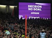 The VAR decision on Elliot Anderson's goal.