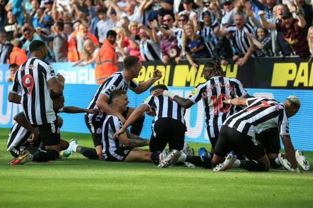<p>Newcastle United return to action after their draw with Manchester City when they face Tranmere Rovers (Photo by LINDSEY PARNABY/AFP via Getty Images)</p>