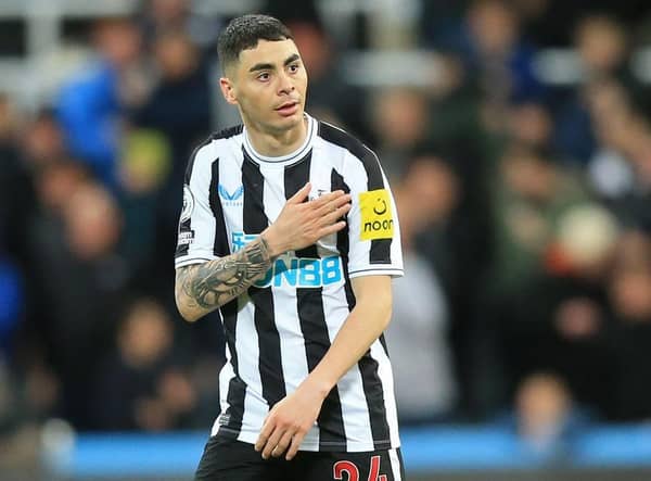 Almiron is valued at £30.88million by Transfermarkt.